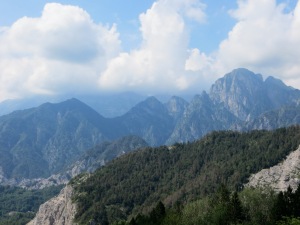 Dolomite mountains